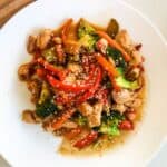 Chicken teriyaki stir-fry